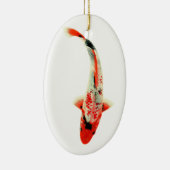 2010の赤のコイ セラミックオーナメント (右)
