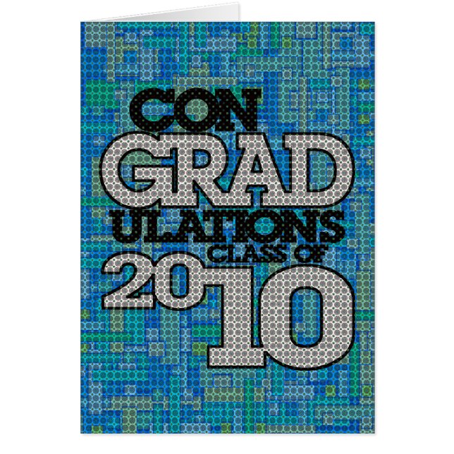 2010の青カードのconGRADulationsのクラス (正面)