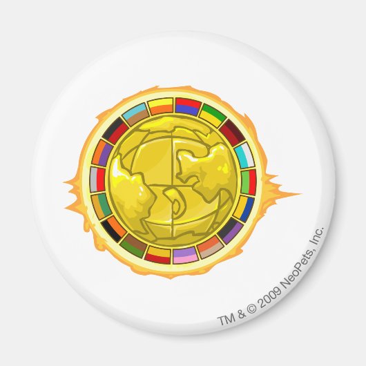 2010アルタドール杯のロゴ マグネット (正面)