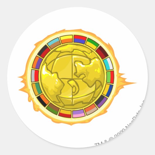 2010アルタドール杯のロゴ ラウンドシール (正面)