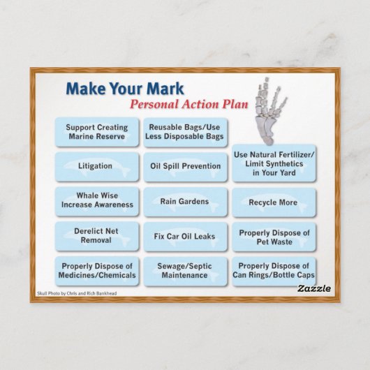 2010アロヨグレイ鯨 – クジラの足跡 ポストカード (裏面)