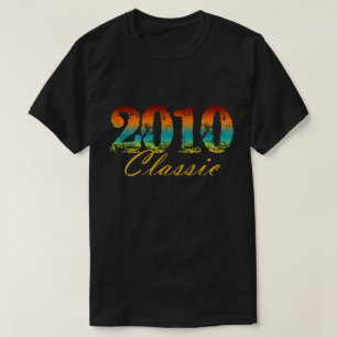 2010クラシック年Tee 生まれ 2010年誕生日贈答品 Tシャツ