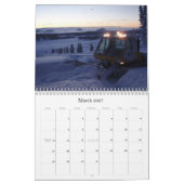 2010スノーモービルの写真のカレンダー カレンダー (3月 2027)