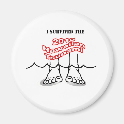 2010ハワイアン津波 マグネット (正面)