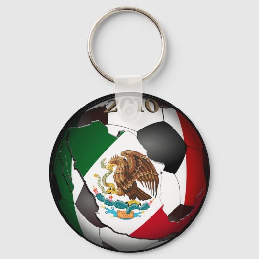 2010メキシコサッカーボール キーホルダー (正面)