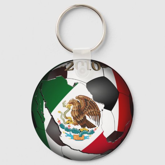 2010メキシコサッカーボール キーホルダー (正面)