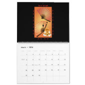 2010中国の年〔占星術の〕十二宮図暦-虎の年 カレンダー (3月 2026)