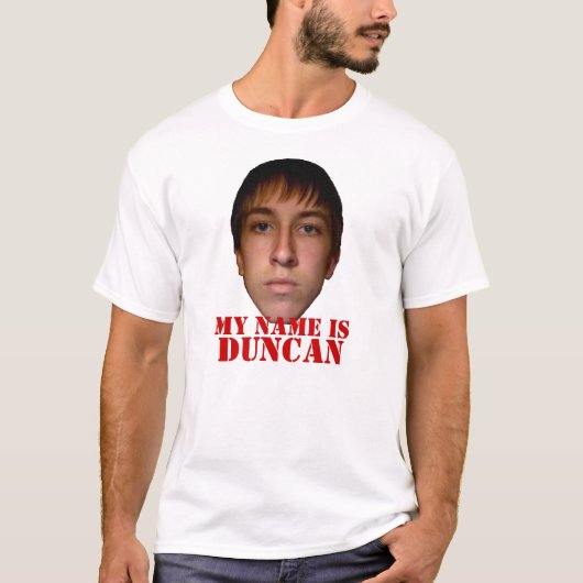 2010人のワイシャツは、私の名前ダンカンです Tシャツ (正面)