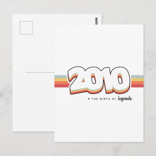 2010伝説誕生 ポストカード (正面/裏面)