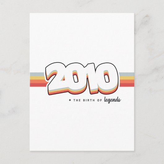 2010伝説誕生 ポストカード (正面)