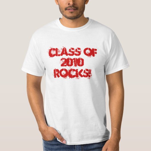 2010個の石のワイシャツのクラス! Tシャツ (正面)