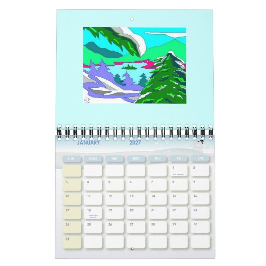 2010分岐！ カレンダー (1月 2027)