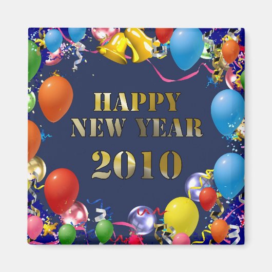 2010年おめでとう マグネット (正面)