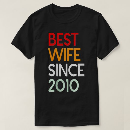 2010年から女子最高ののアニバーサリーギフト Tシャツ (デザイン正面)