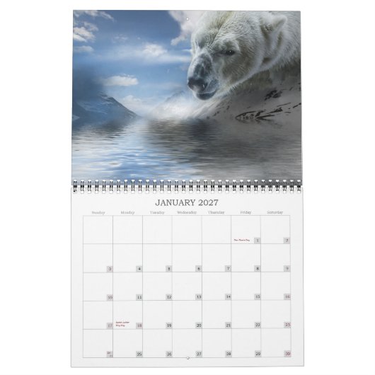 2010年による巡航-デザイナーカレンダー カレンダー (1月 2027)