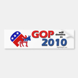 2010年に投票共和党員 バンパーステッカー