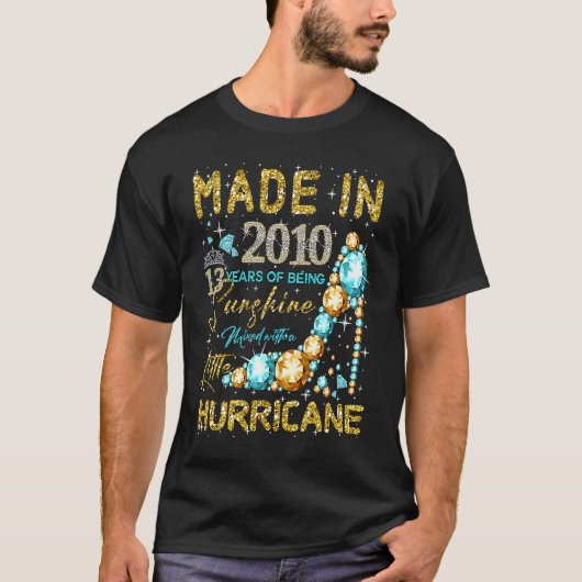 2010年に13歳の13誕生日で作られた Tシャツ (正面)