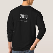 2010年に30の回転 Tシャツ (裏面)