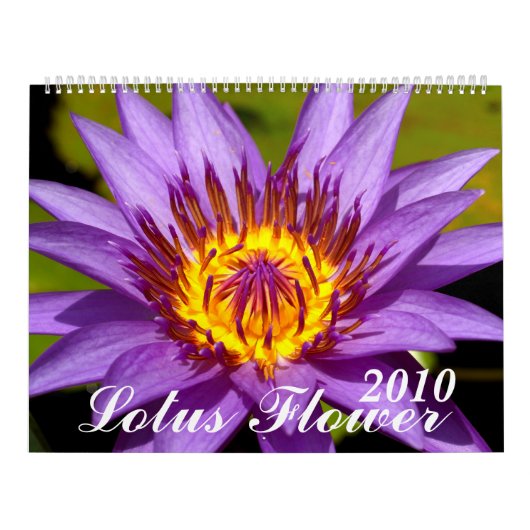 2010年のはすの花 カレンダー (カバー)