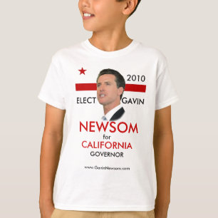 2010年のギャビンNewsomの子供のティー Tシャツ