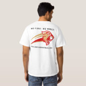 2010年のクーガーのフットボール"私達はできます!! 私達は!! " Tシャツ (裏面フル)