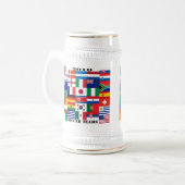 2010年のサッカーチームの旗 ビールジョッキ (正面左)