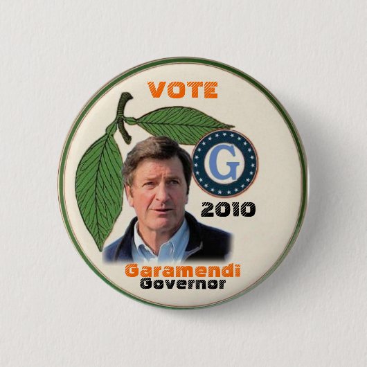 2010年のジョンGaramendi Pin 缶バッジ (正面)