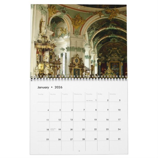 2010年のスイス カレンダー (1月 2026)