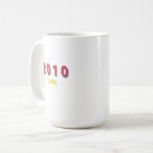 2010年のトップソング コーヒーマグカップ (正面左)
