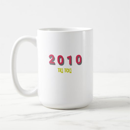 2010年のトップソング コーヒーマグカップ (左)