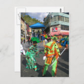 2010年のトリニダードのカーニバル ポストカード (正面/裏面)