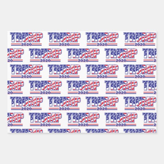 2010年のドナルド・トランプ ラッピングペーパーシート (正面)