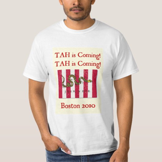 2010年のボストンTAH旅行 Tシャツ (正面)