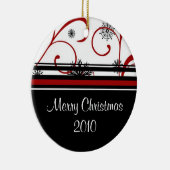 2010年のメリークリスマスのオーナメント セラミックオーナメント (右)