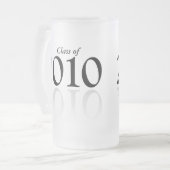 2010年の卒業のギフトビールジョッキのクラス フロストグラスビールジョッキ (正面左)