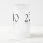 2010年の卒業のギフトビールジョッキのクラス フロストグラスビールジョッキ (中央)