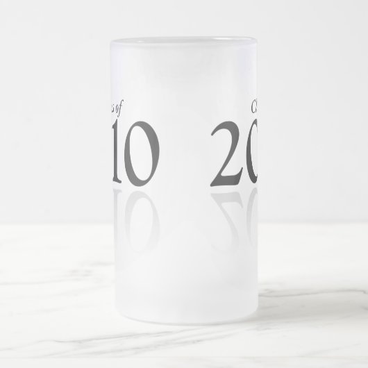 2010年の卒業のギフトビールジョッキのクラス フロストグラスビールジョッキ (中央)