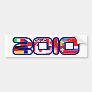 2010年の国旗 バンパーステッカー