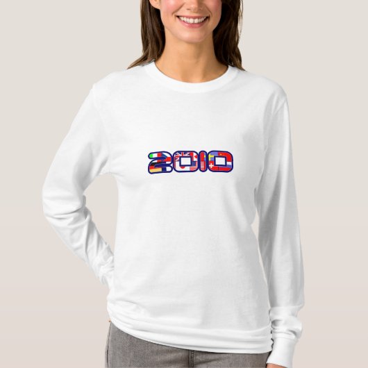 2010年の国旗 Tシャツ (正面)
