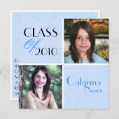 2010年の招待状のクラス 招待状 (正面/裏面)