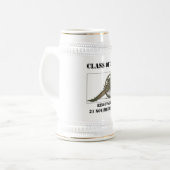 2010年の曲射砲ステイン ビールジョッキ (正面左)