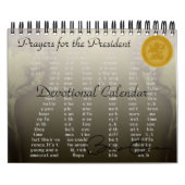 2010年の祈りの言葉は大統領の献身的カレンダー カレンダー (カバー)