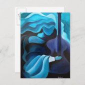 2010年の空気の中で音楽を聴く ポストカード (正面/裏面)