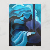 2010年の空気の中で音楽を聴く ポストカード (正面)