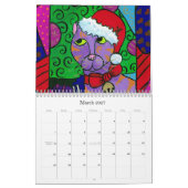 2010年の芸術猫 カレンダー (3月 2027)