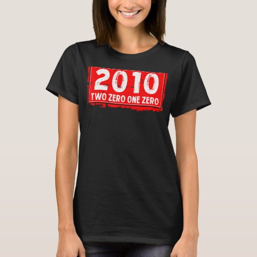 2010年の誕生男性へと女子素晴らしB Tシャツ (正面)