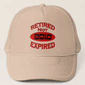 2010年の退職年 キャップ (正面)