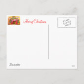 2010年の飾クリスマス飛んでいる豚はがき シーズンポストカード (裏面)