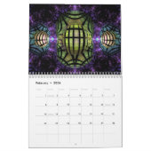 2010年の（骨）突起のフラクタルのカレンダー カレンダー (2月 2026)