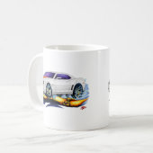 2010年のCamaroの白オレンジ車 コーヒーマグカップ (正面左)